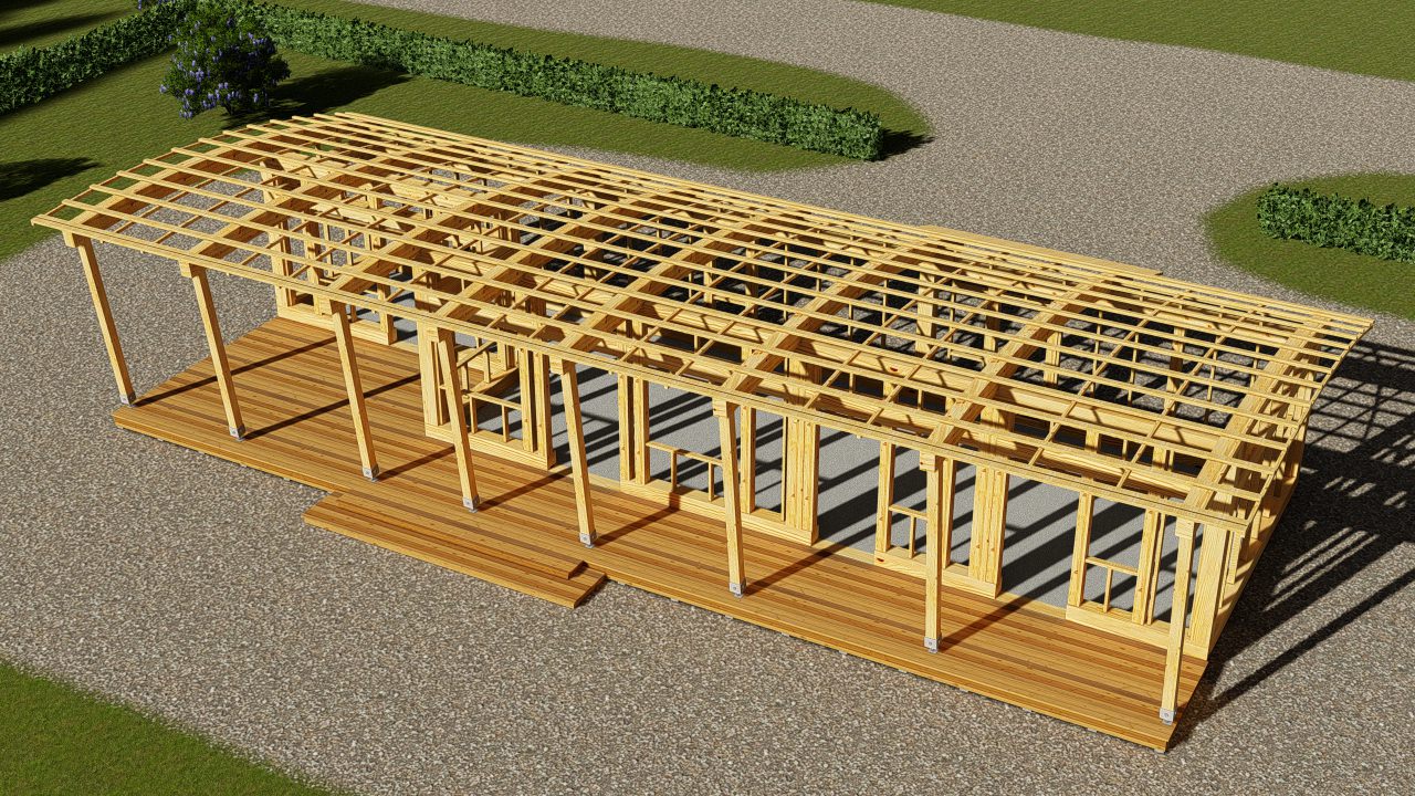 3D puitkonstruktsioon